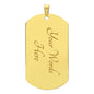 My Son| You Will Never Lose - Military Dog Tag Chain