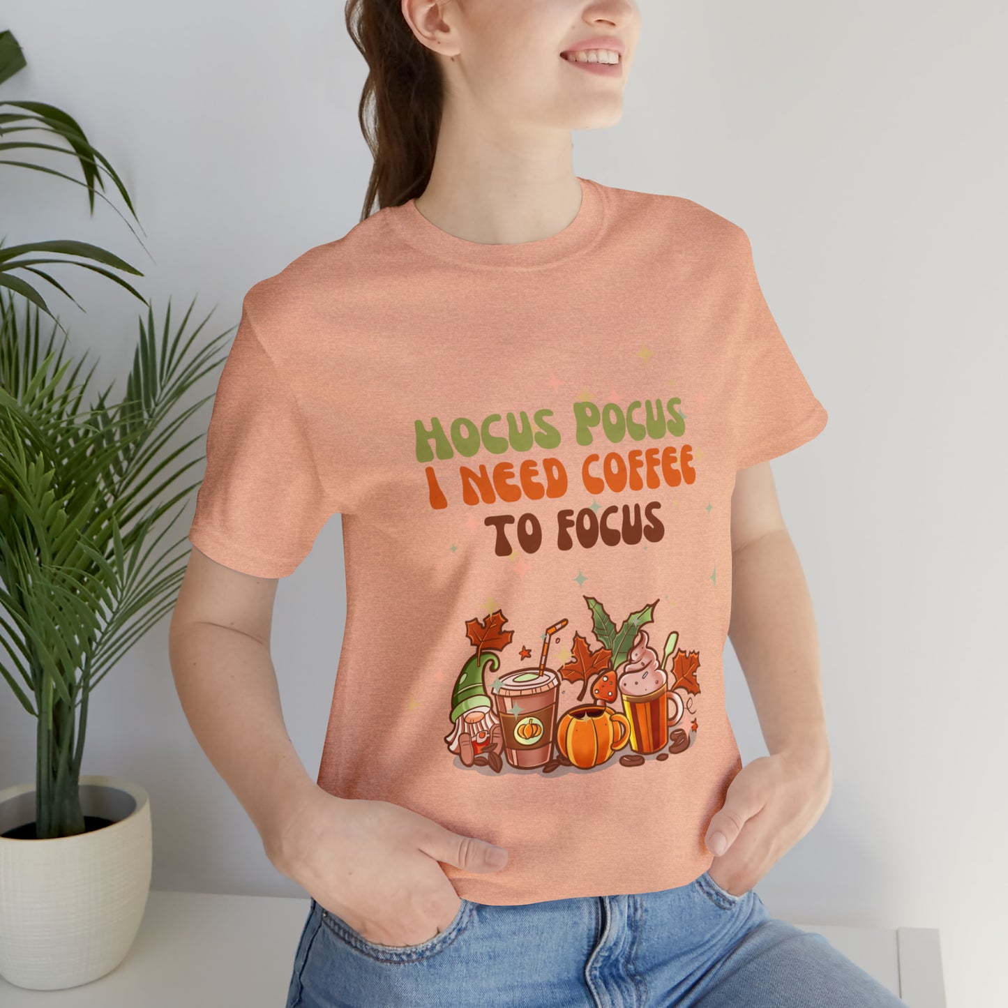 Hocus Pocus coffee Unisex Jersey Short Sleeve Tee