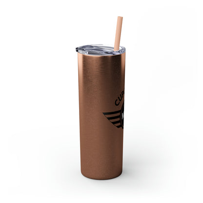 Skinny Tumbler with Straw, 20oz