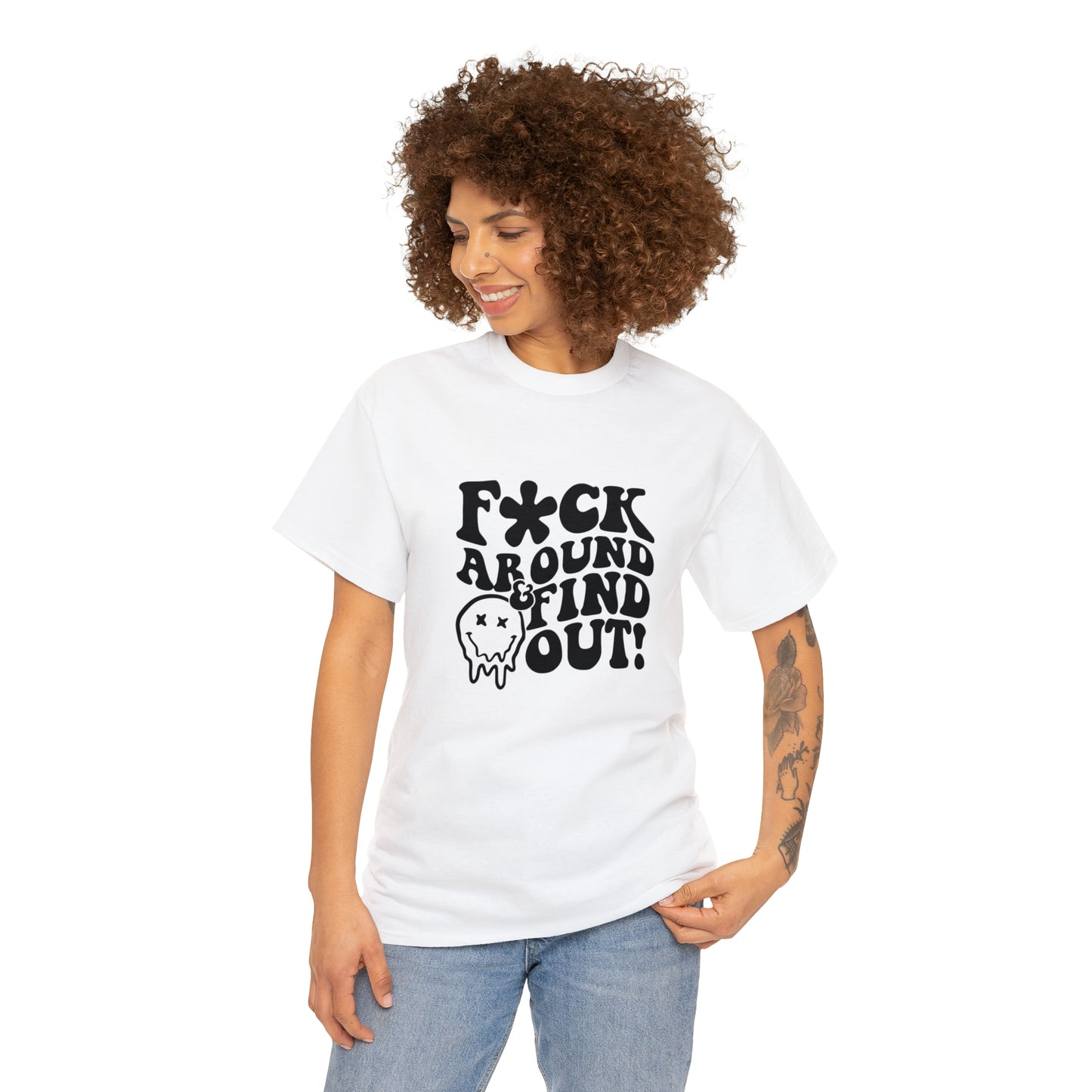 F Around and find out Unisex Heavy Cotton Tee