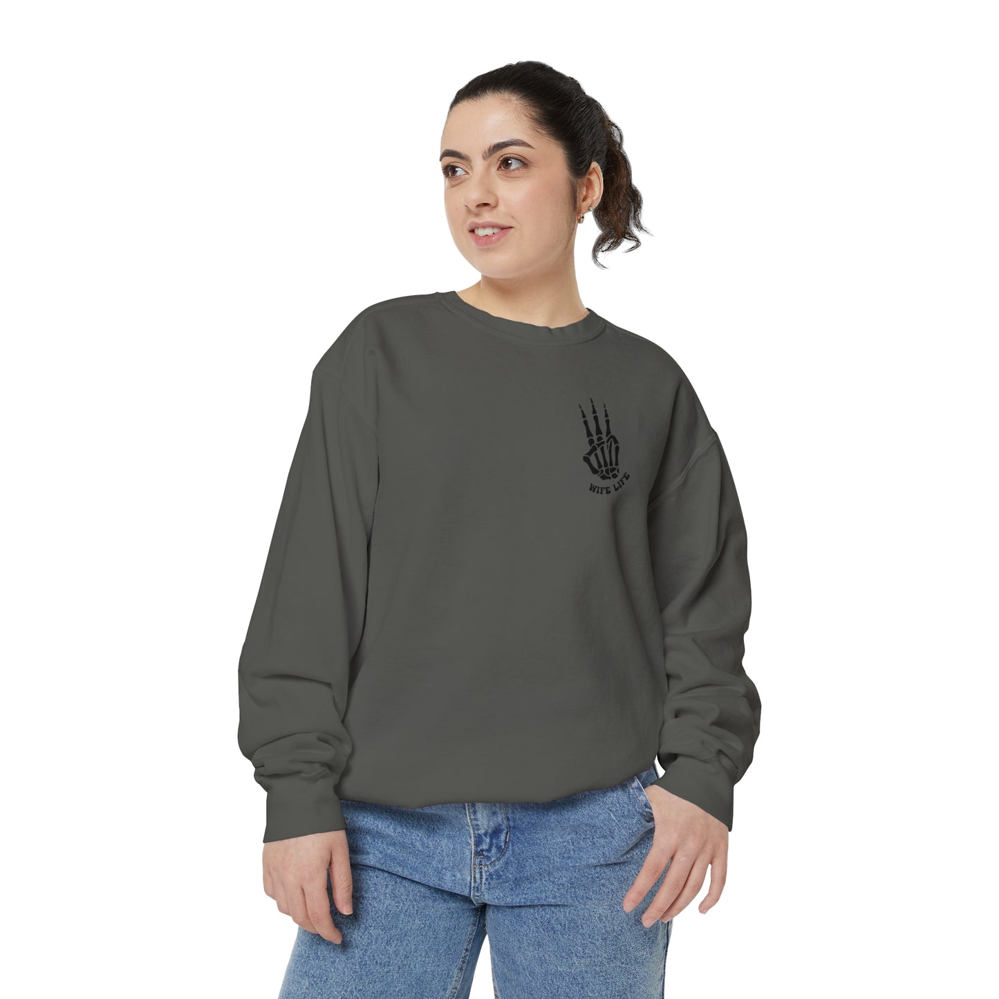 Square up Unisex Garment-Dyed Sweatshirt