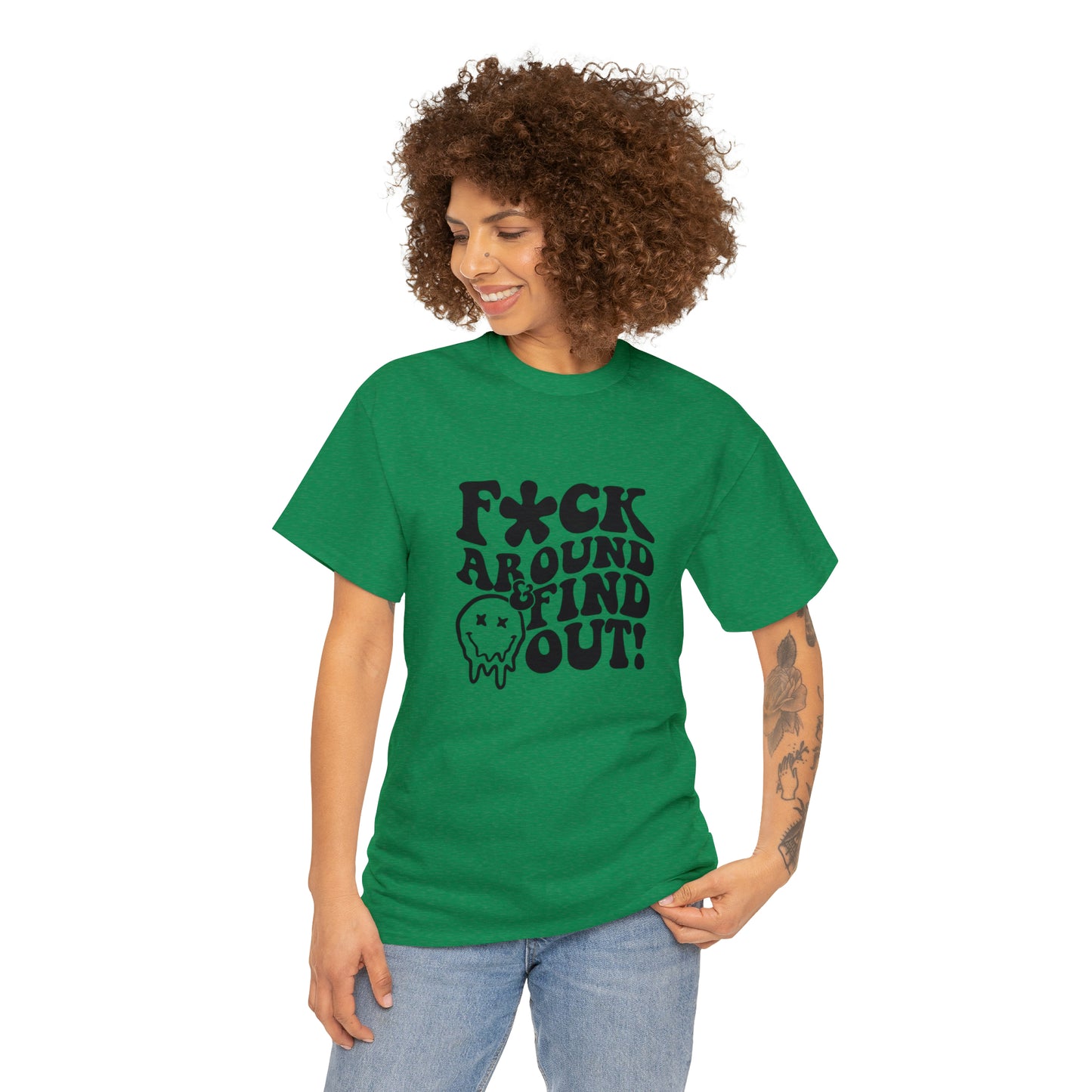 F Around and find out Unisex Heavy Cotton Tee