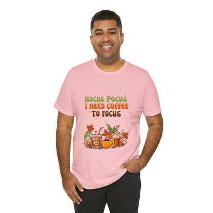 Hocus Pocus coffee Unisex Jersey Short Sleeve Tee