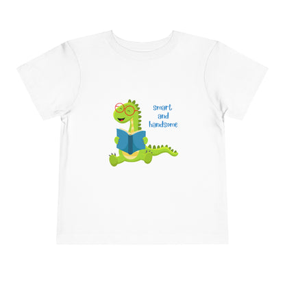 Smart and Handsome Toddler Short Sleeve Tee Back to School