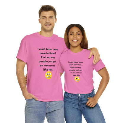 Irritated Unisex Heavy Cotton Tee