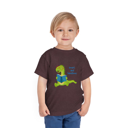 Smart and Handsome Toddler Short Sleeve Tee Back to School