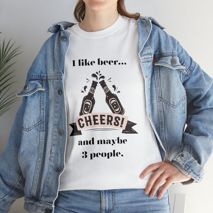 I like Beer Unisex Heavy Cotton Tee