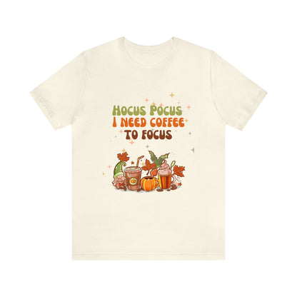 Hocus Pocus coffee Unisex Jersey Short Sleeve Tee