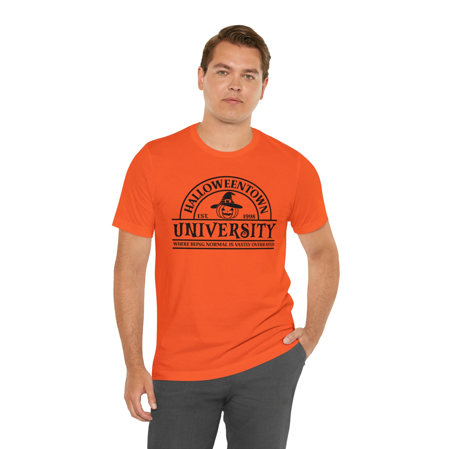 Halloween University Unisex Jersey Short Sleeve Tee