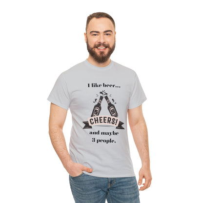 I like Beer Unisex Heavy Cotton Tee