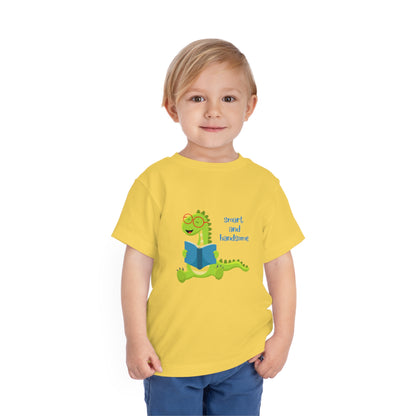 Smart and Handsome Toddler Short Sleeve Tee Back to School