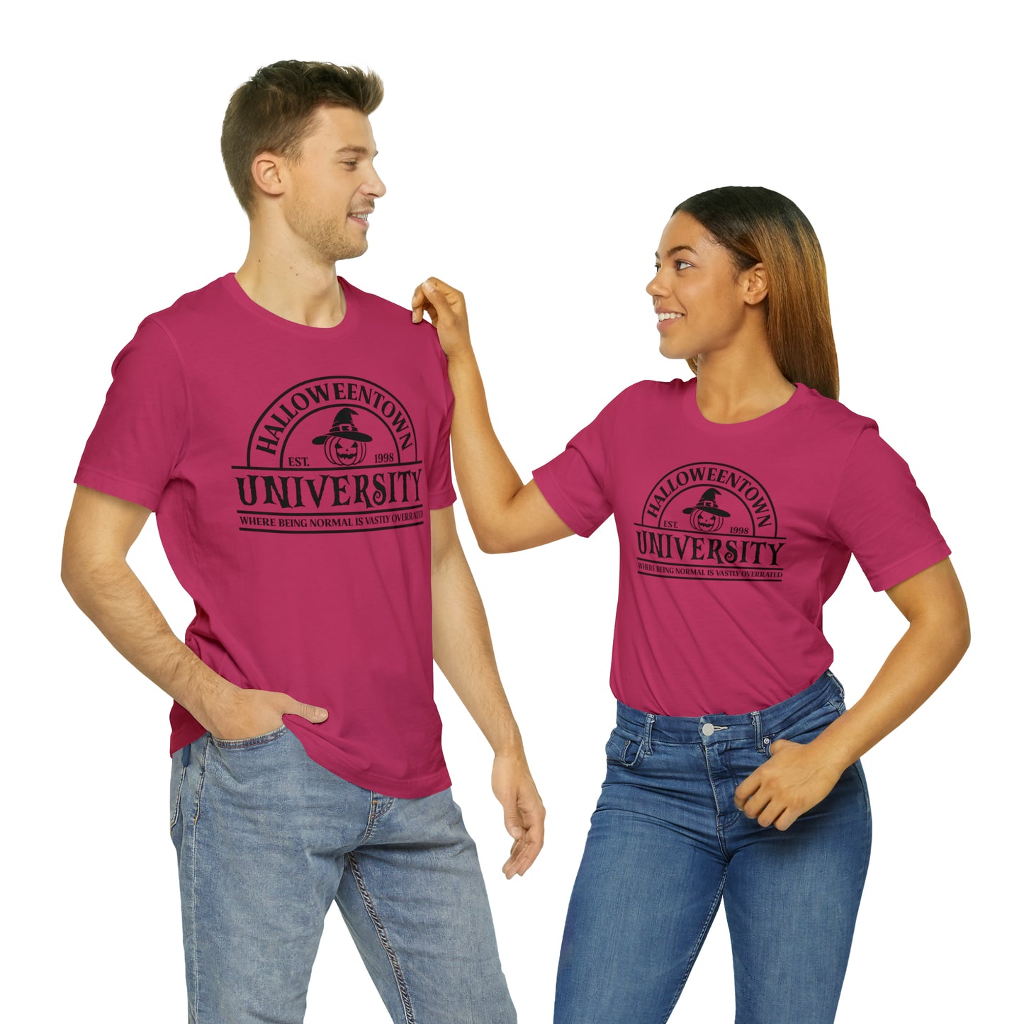 Halloween University Unisex Jersey Short Sleeve Tee