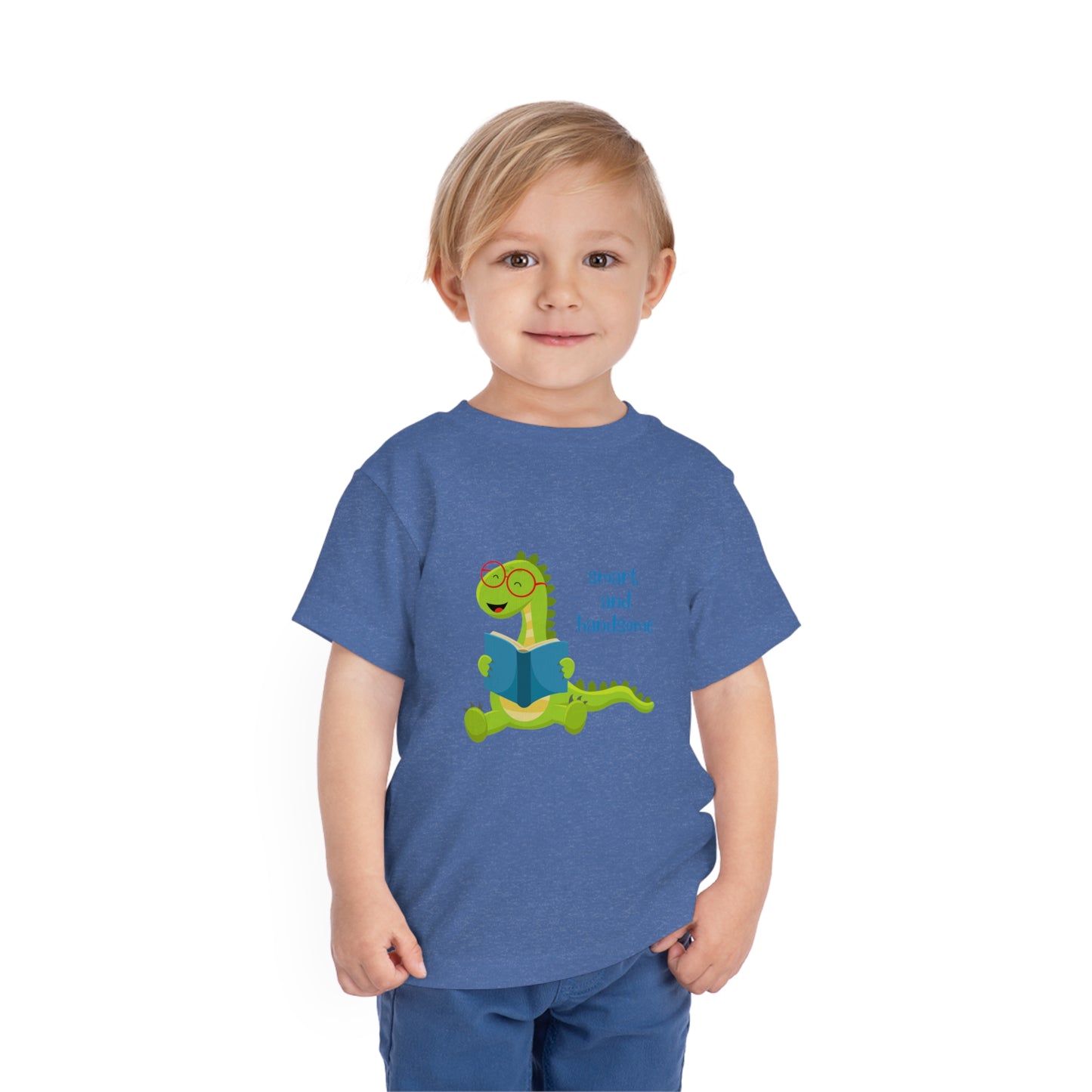 Smart and Handsome Toddler Short Sleeve Tee Back to School