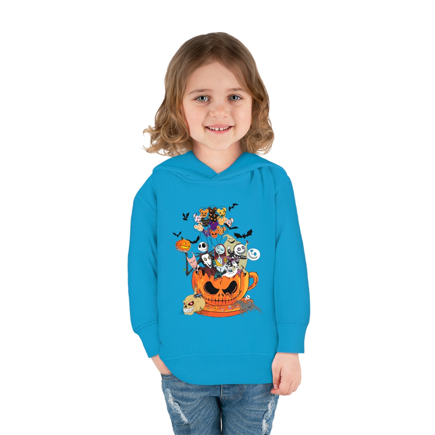 Halloween Toddler Pullover Fleece Hoodie