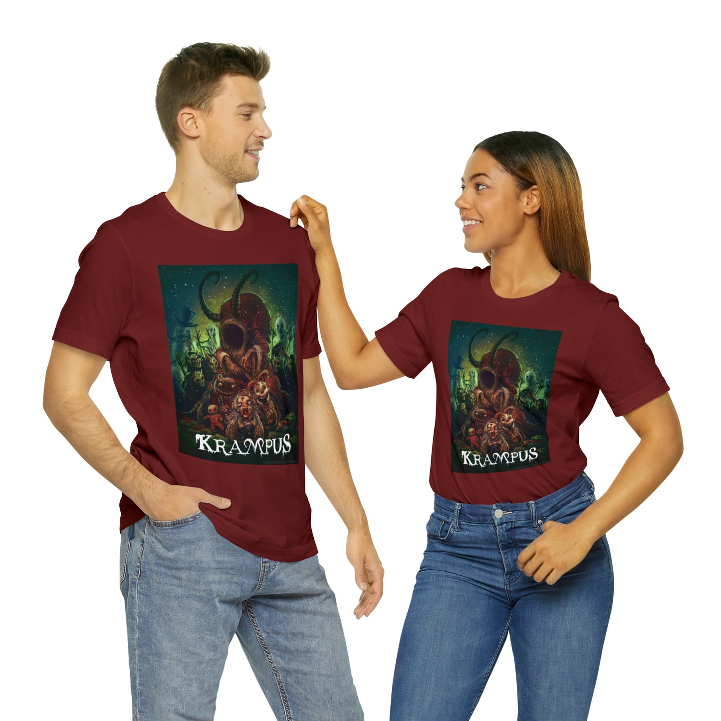 Krampus 1 Unisex Jersey Short Sleeve Tee