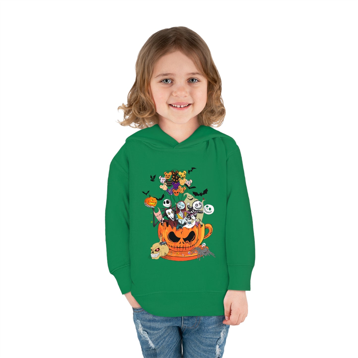 Halloween Toddler Pullover Fleece Hoodie