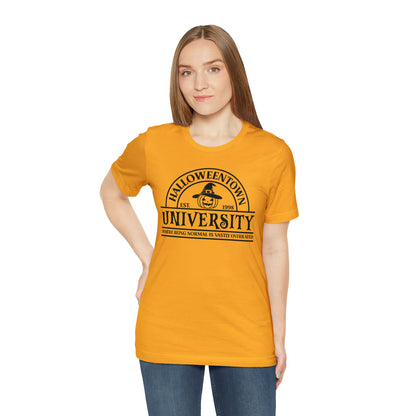 Halloween University Unisex Jersey Short Sleeve Tee