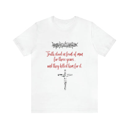 Jesus Paid the Price Christian Jesus Unisex Jersey Short Sleeve Tee