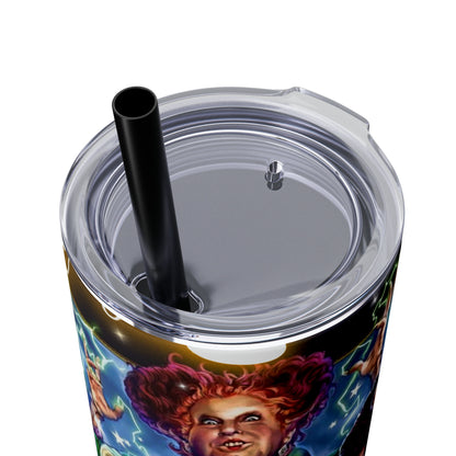 Hocus Pocus Skinny Tumbler with Straw, 20oz