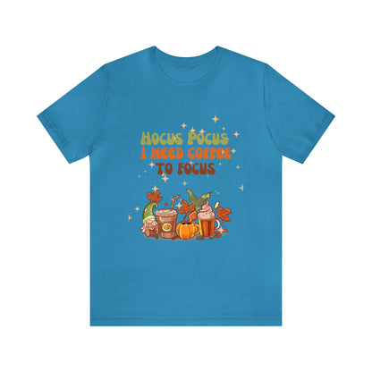 Hocus Pocus coffee Unisex Jersey Short Sleeve Tee