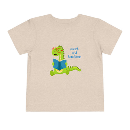 Smart and Handsome Toddler Short Sleeve Tee Back to School