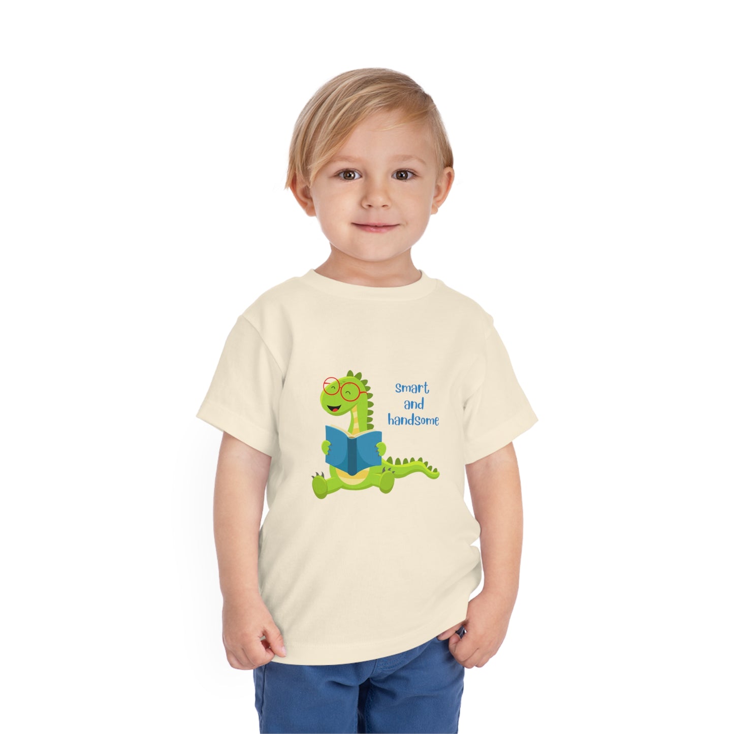 Smart and Handsome Toddler Short Sleeve Tee Back to School