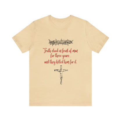 Jesus Paid the Price Christian Jesus Unisex Jersey Short Sleeve Tee