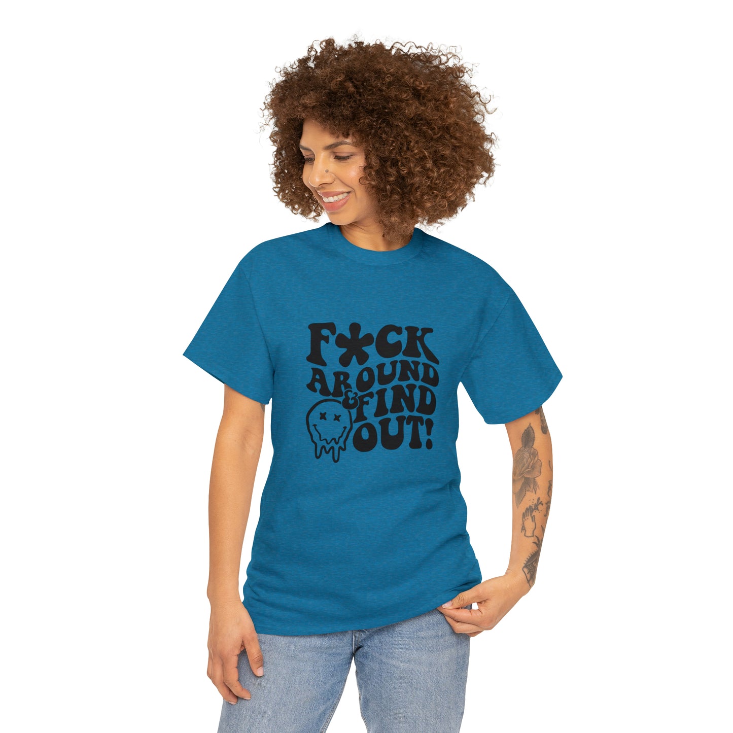 F Around and find out Unisex Heavy Cotton Tee