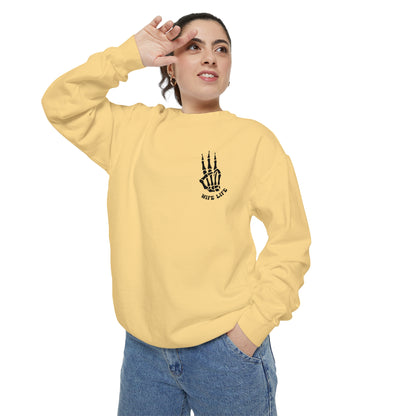 Square up Unisex Garment-Dyed Sweatshirt