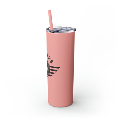 Skinny Tumbler with Straw, 20oz