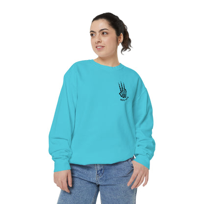 Square up Unisex Garment-Dyed Sweatshirt