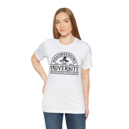 Halloween University Unisex Jersey Short Sleeve Tee