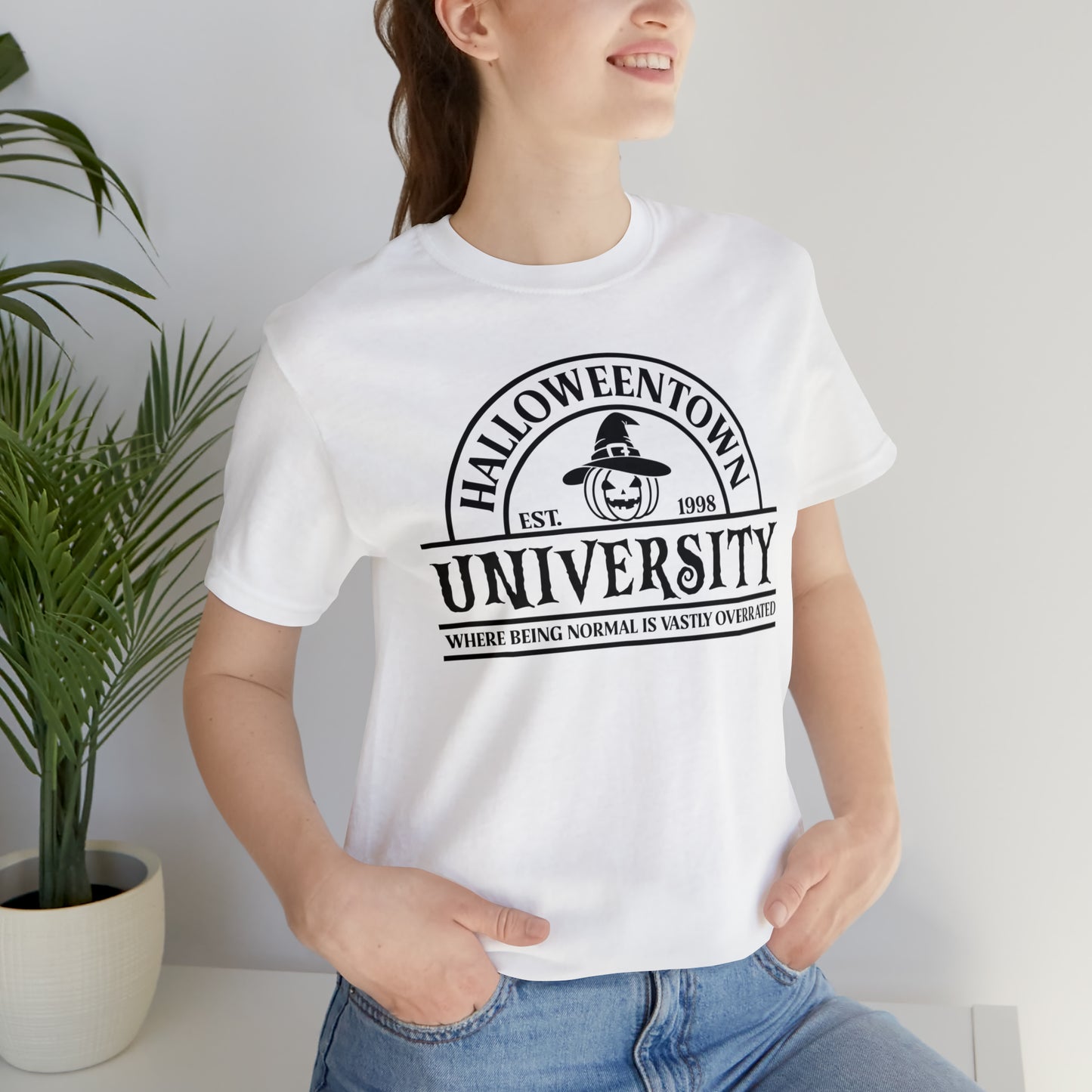 Halloween University Unisex Jersey Short Sleeve Tee