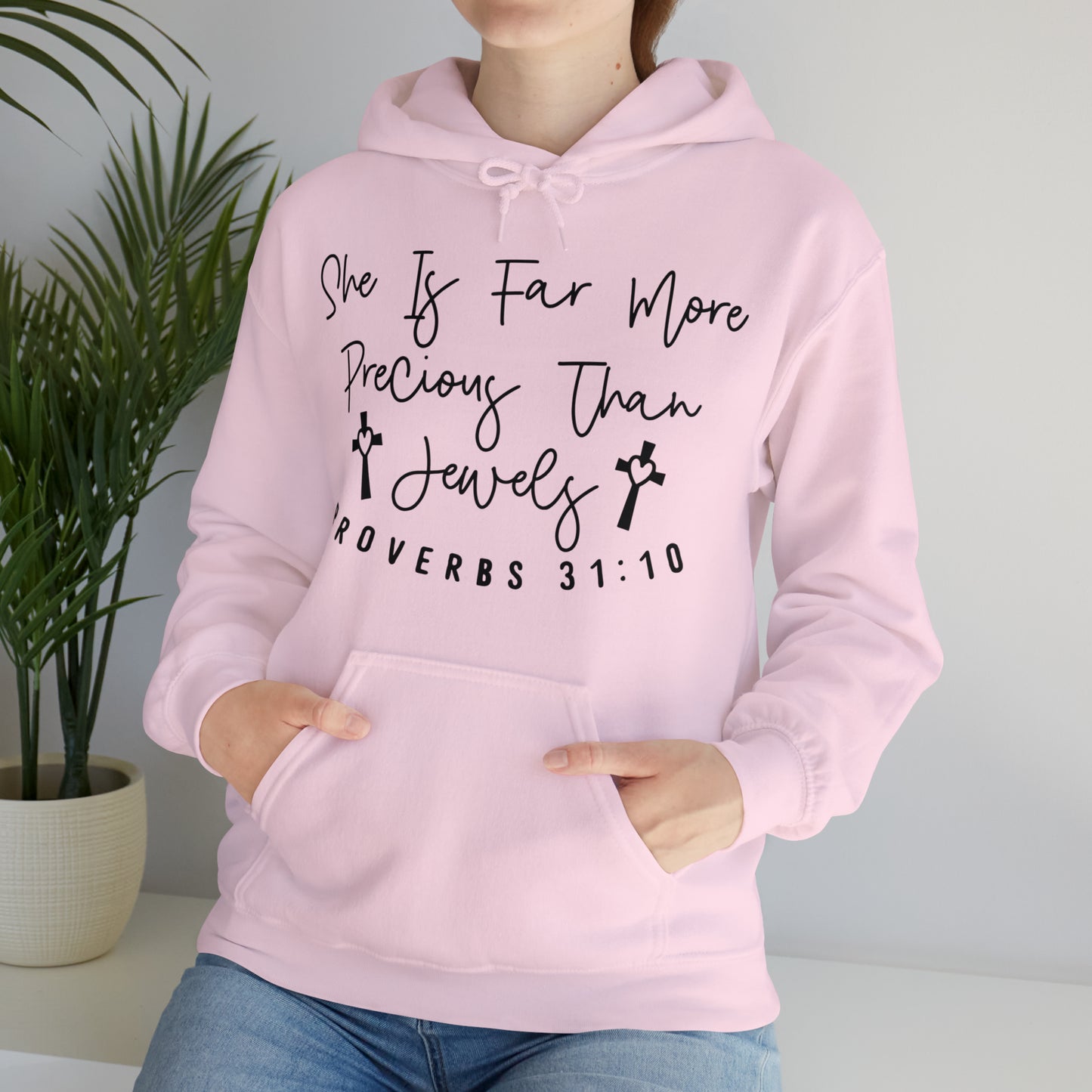 Proverbs Woman Unisex Heavy Blend™ Hooded Sweatshirt