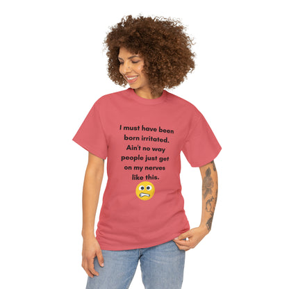 Irritated Unisex Heavy Cotton Tee