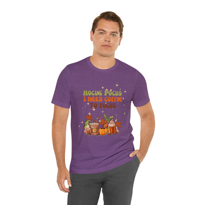 Hocus Pocus coffee Unisex Jersey Short Sleeve Tee