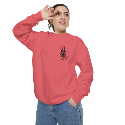 Square up Unisex Garment-Dyed Sweatshirt