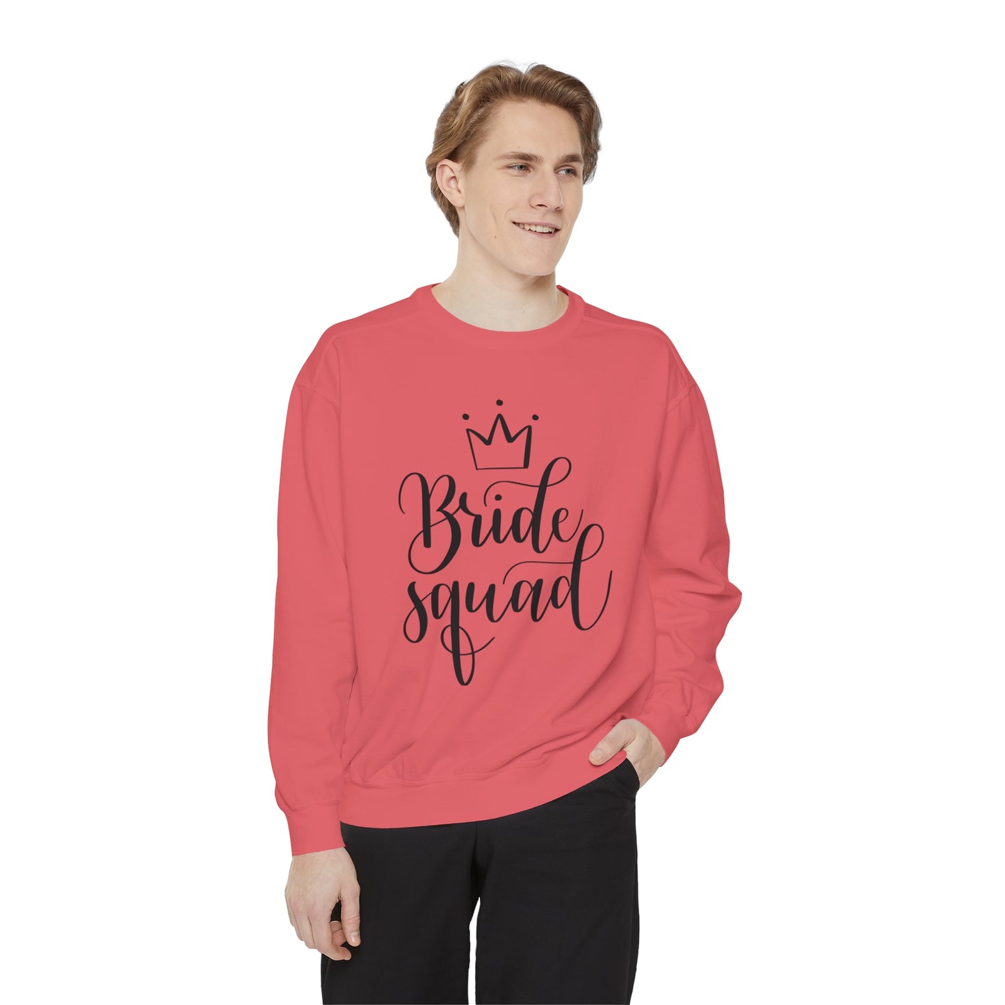 Bride Squad Unisex Garment-Dyed Sweatshirt