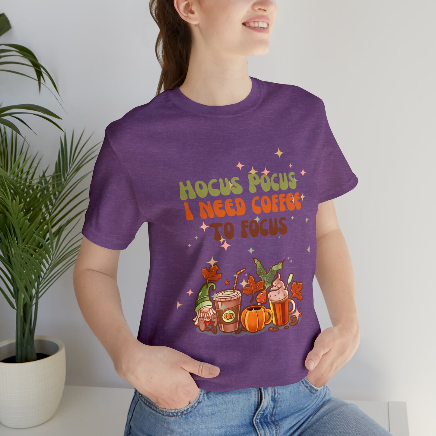 Hocus Pocus coffee Unisex Jersey Short Sleeve Tee