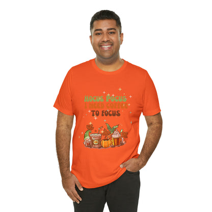 Hocus Pocus coffee Unisex Jersey Short Sleeve Tee