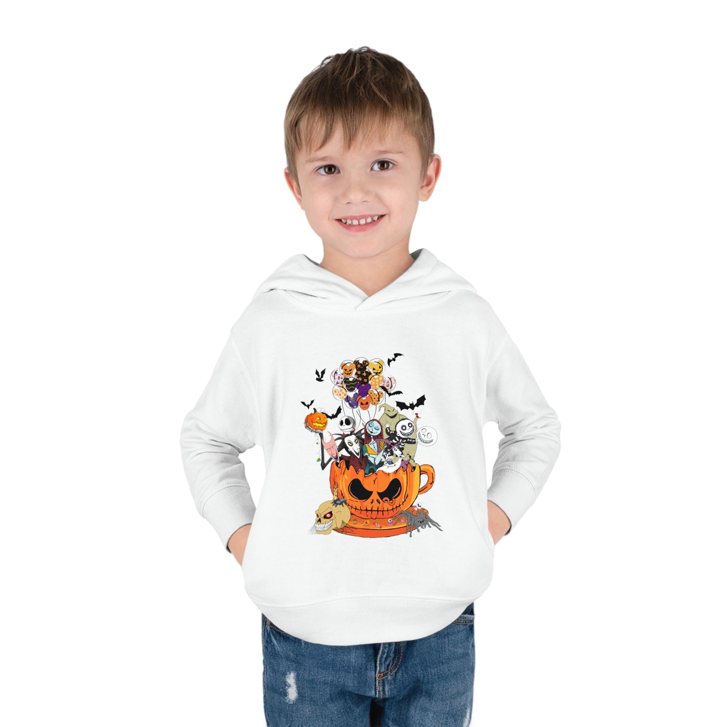 Halloween Toddler Pullover Fleece Hoodie