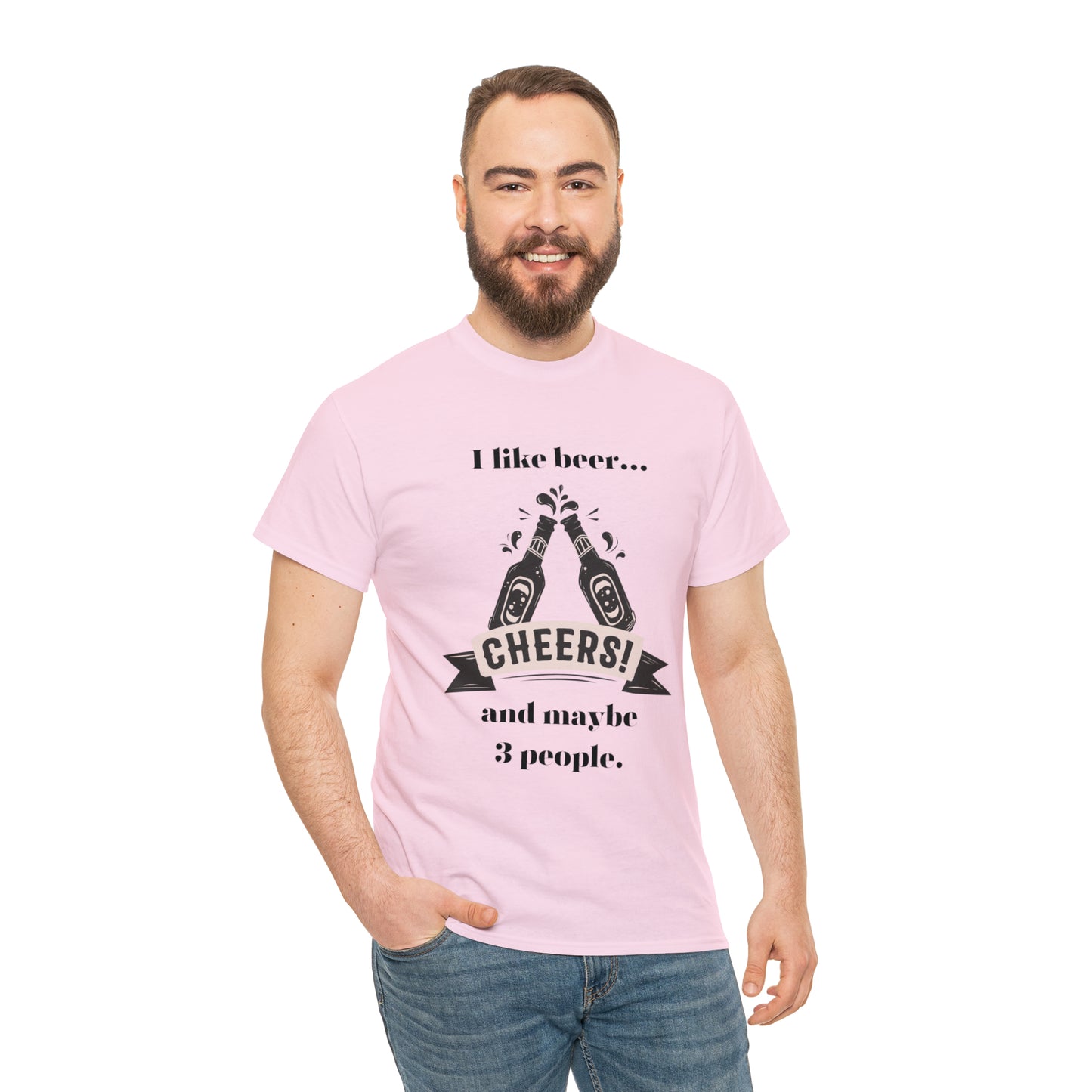 I like Beer Unisex Heavy Cotton Tee