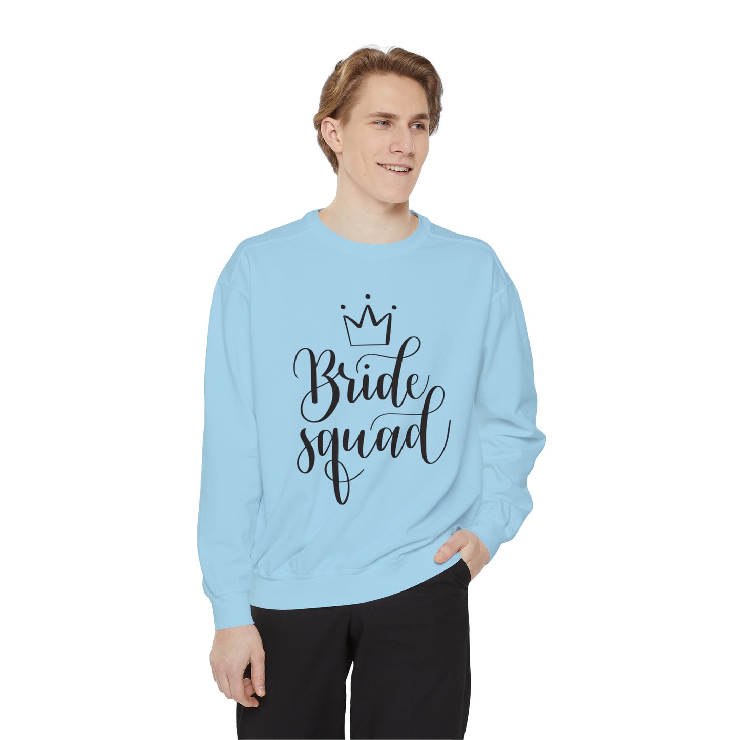 Bride Squad Unisex Garment-Dyed Sweatshirt