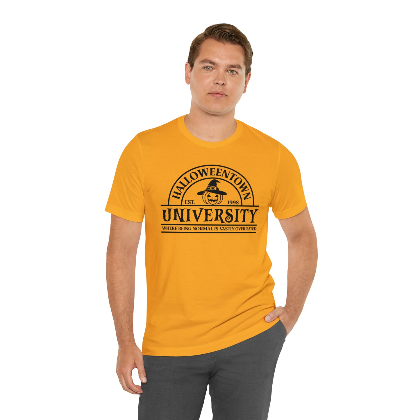 Halloween University Unisex Jersey Short Sleeve Tee