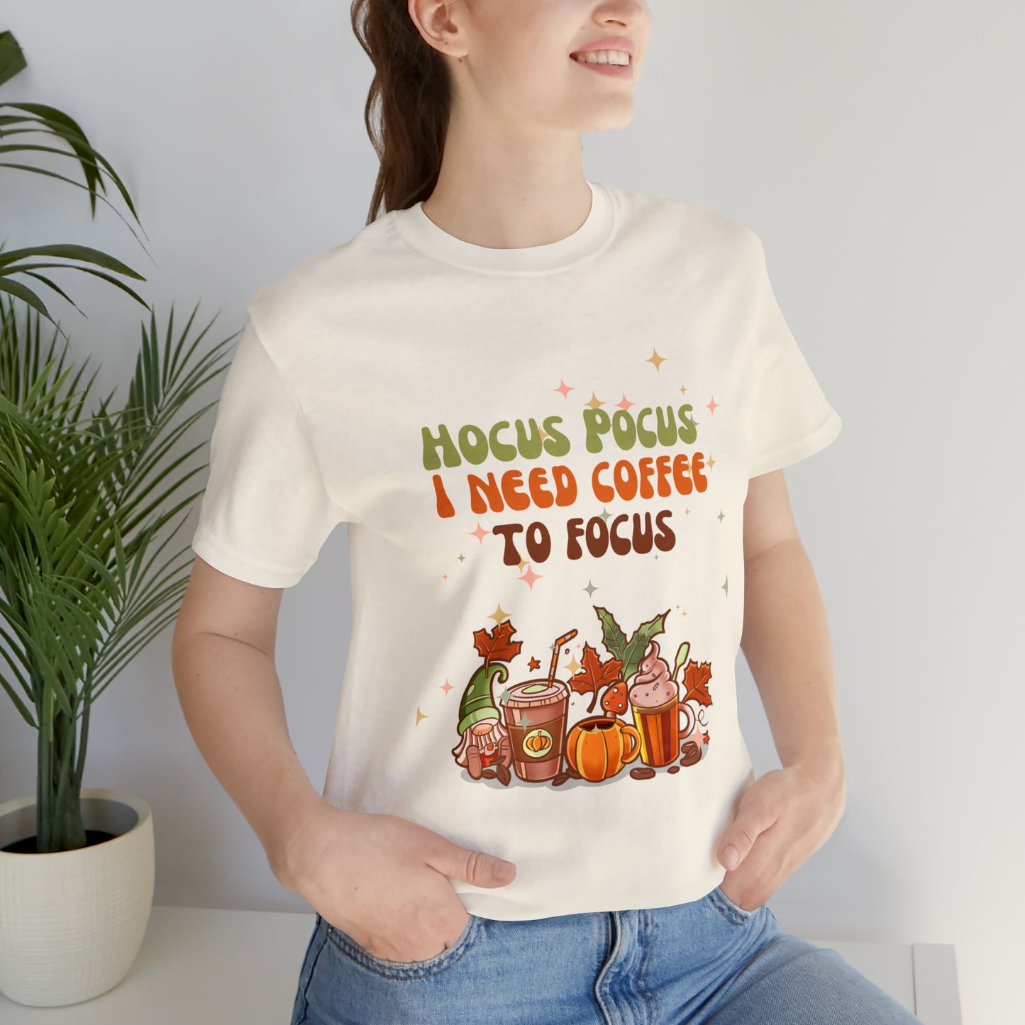 Hocus Pocus coffee Unisex Jersey Short Sleeve Tee