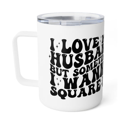 Square Up Insulated Coffee Mug, 10oz