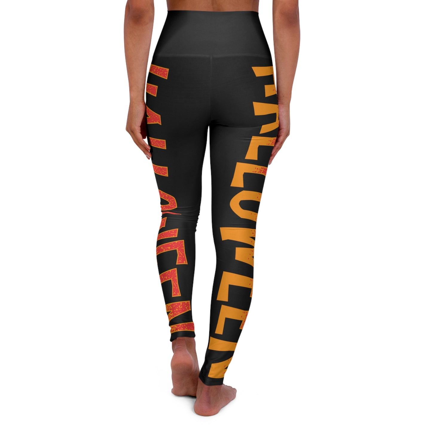 Halloween High Waisted Yoga Leggings (AOP)