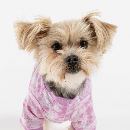 Dog Pajama - Pink Tie Dye