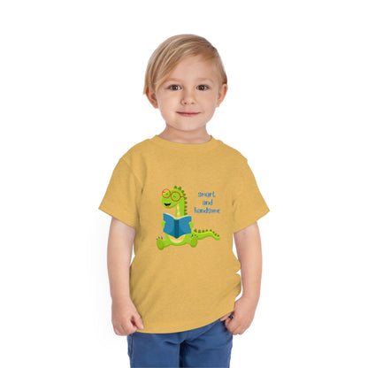 Smart and Handsome Toddler Short Sleeve Tee Back to School