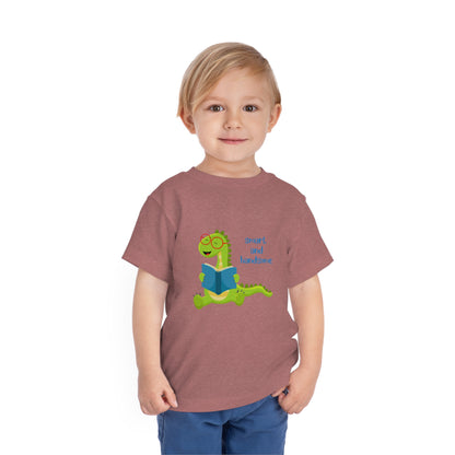 Smart and Handsome Toddler Short Sleeve Tee Back to School